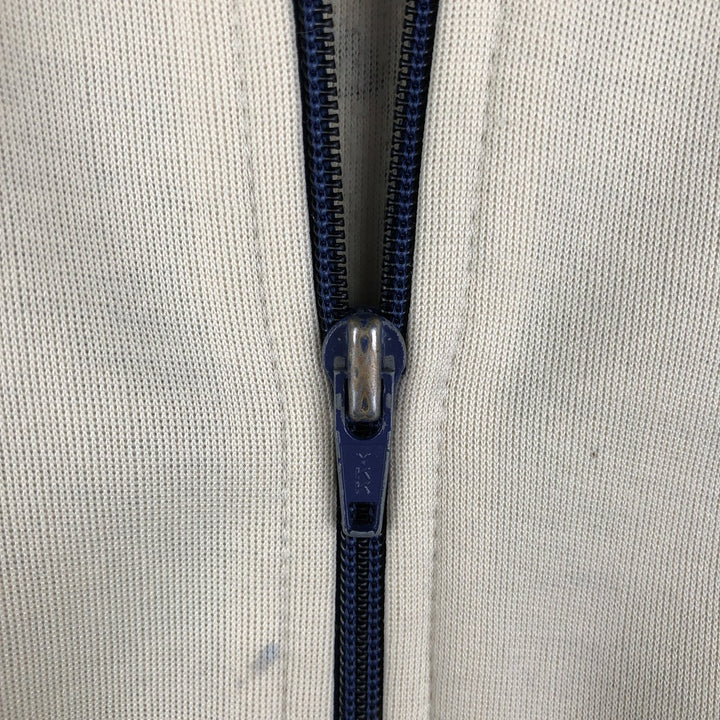 PUMA Jersey Track Jacket, Men's Size L polyester unbleached Vintage Second Hand