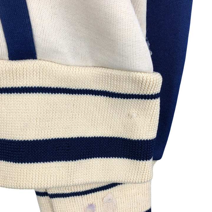 PUMA Jersey Track Jacket, Men's Size L polyester unbleached Vintage Second Hand