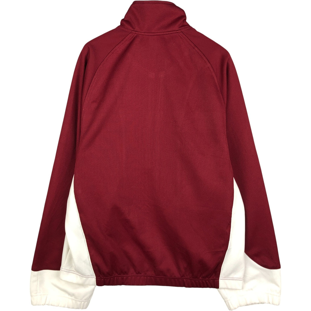 2000'S Nike Team Jersey Track Jacket, Men's Size Medium polyester burgundy type Vintage Second Hand