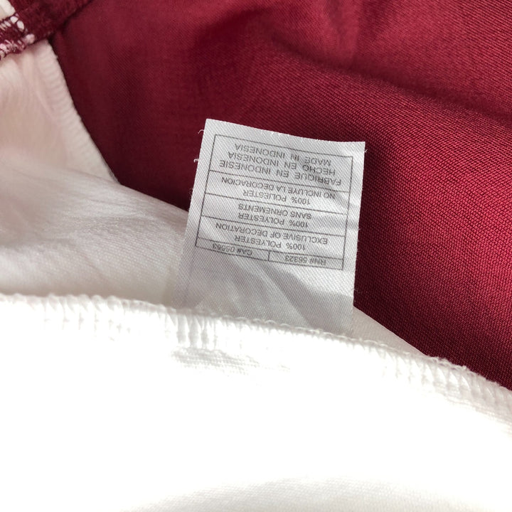 2000'S Nike Team Jersey Track Jacket, Men's Size Medium polyester burgundy type Vintage Second Hand