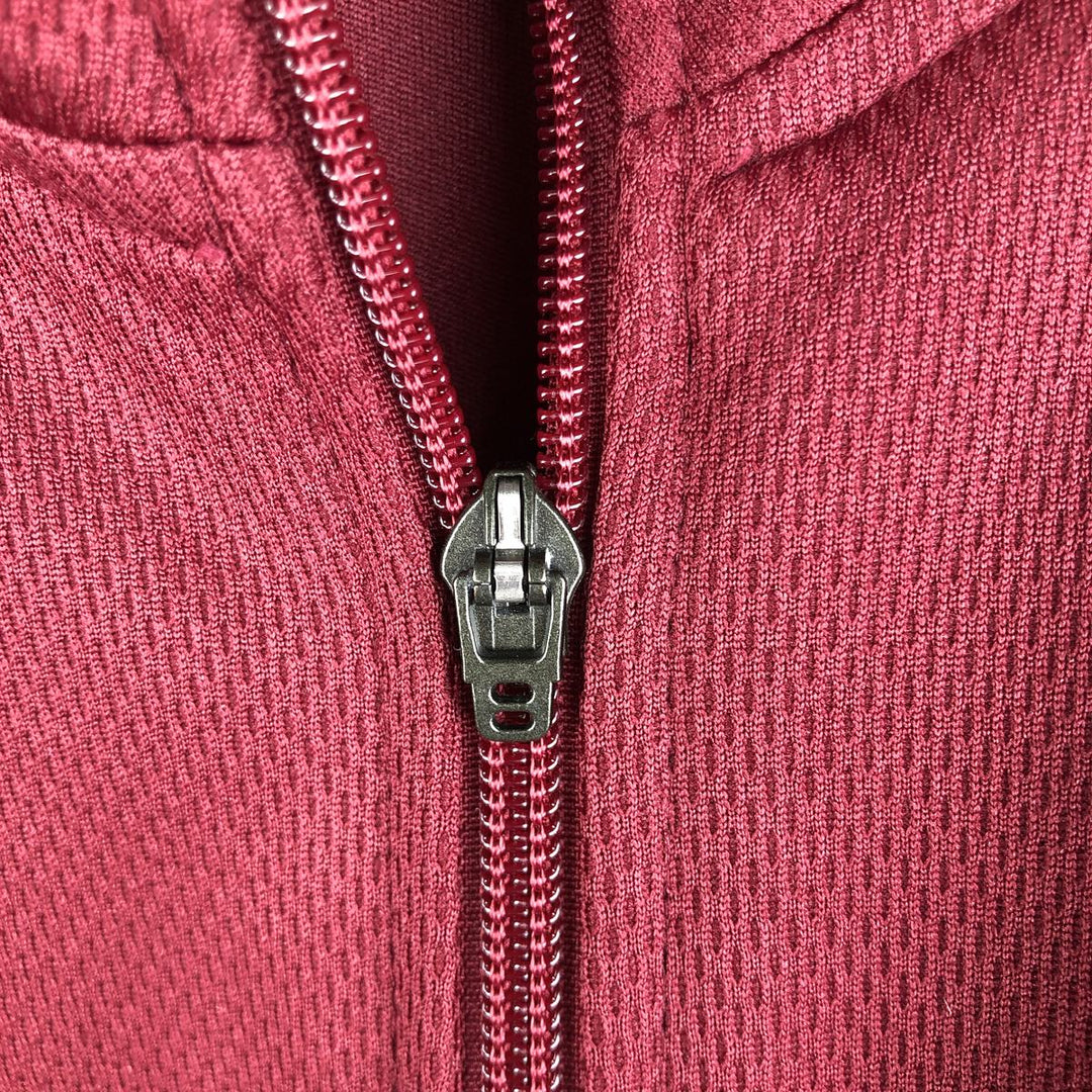 2000'S Nike Team Jersey Track Jacket, Men's Size Medium polyester burgundy type Vintage Second Hand