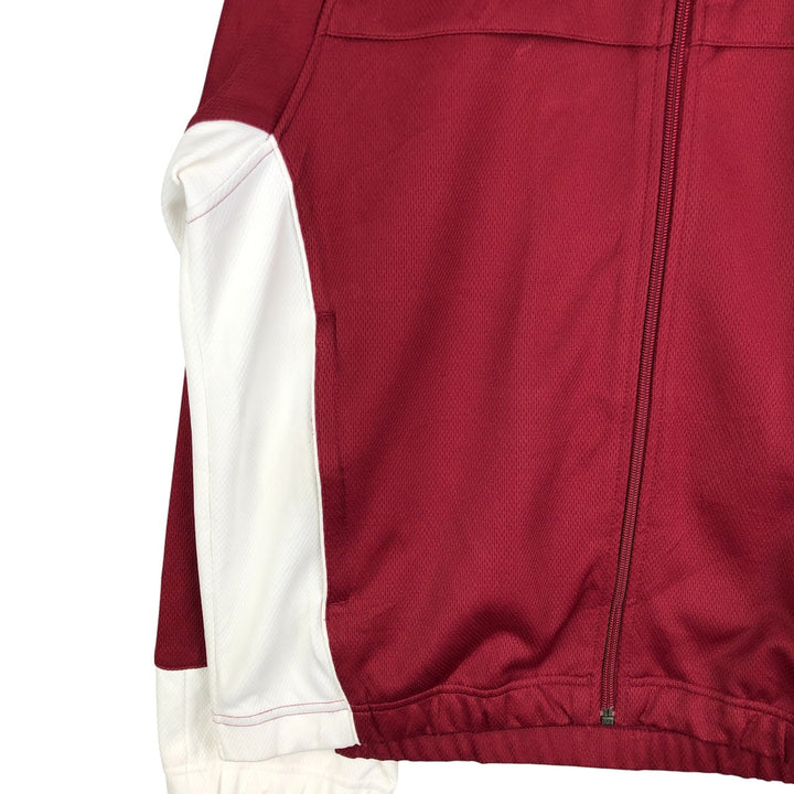 2000'S Nike Team Jersey Track Jacket, Men's Size Medium polyester burgundy type Vintage Second Hand