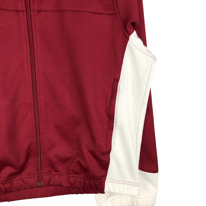 2000'S Nike Team Jersey Track Jacket, Men's Size Medium polyester burgundy type Vintage Second Hand