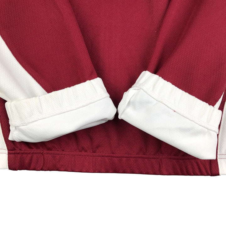 2000'S Nike Team Jersey Track Jacket, Men's Size Medium polyester burgundy type Vintage Second Hand