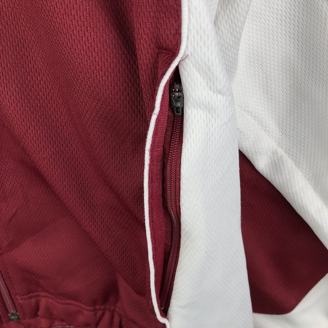 2000'S Nike Team Jersey Track Jacket, Men's Size Medium polyester burgundy type Vintage Second Hand