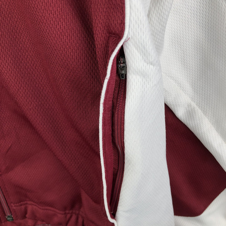 2000'S Nike Team Jersey Track Jacket, Men's Size Medium polyester burgundy type Vintage Second Hand
