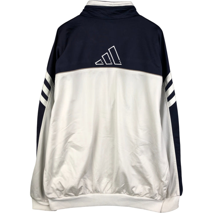 90s-00'S Adidas Back Logo Jersey Pullover, Men's XL unclear white type Vintage Second Hand