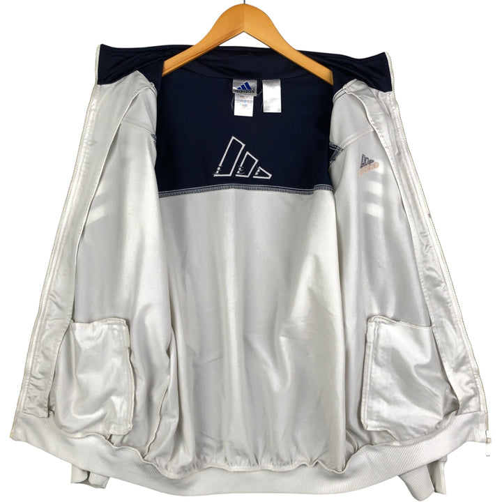 90s-00'S Adidas Back Logo Jersey Pullover, Men's XL unclear white type Vintage Second Hand
