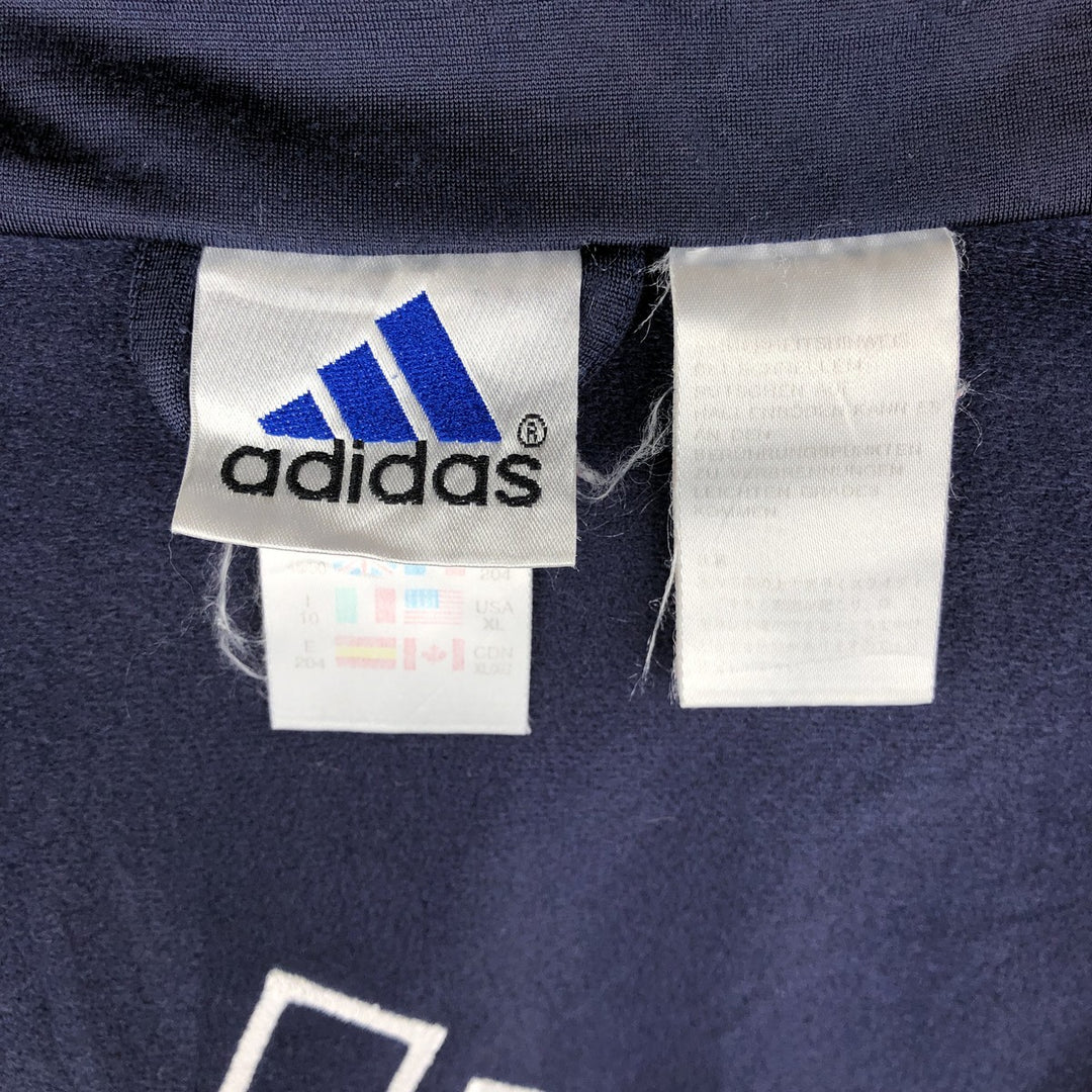 90s-00'S Adidas Back Logo Jersey Pullover, Men's XL unclear white type Vintage Second Hand