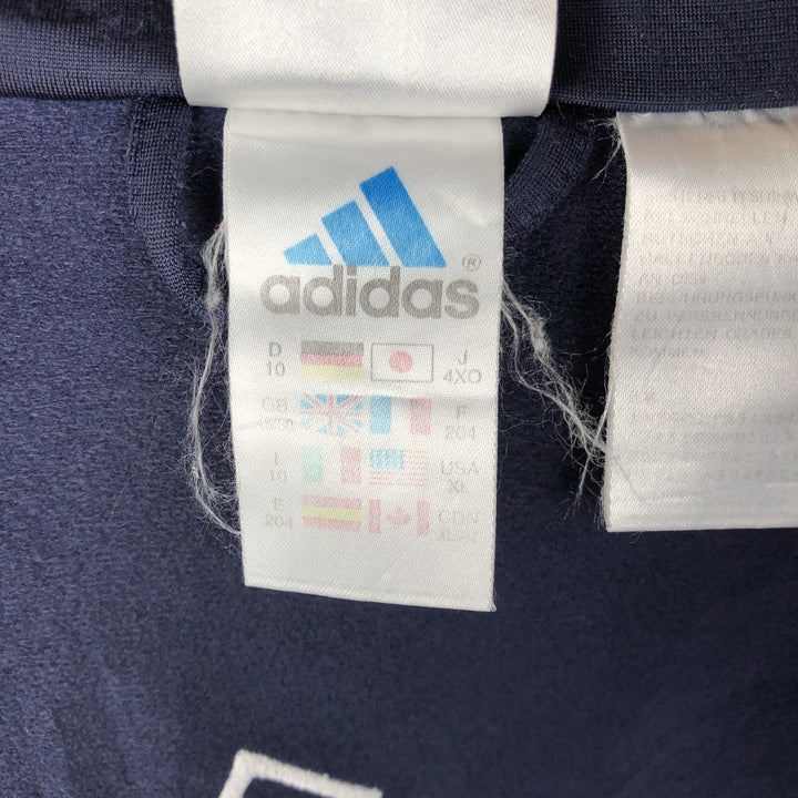 90s-00'S Adidas Back Logo Jersey Pullover, Men's XL unclear white type Vintage Second Hand