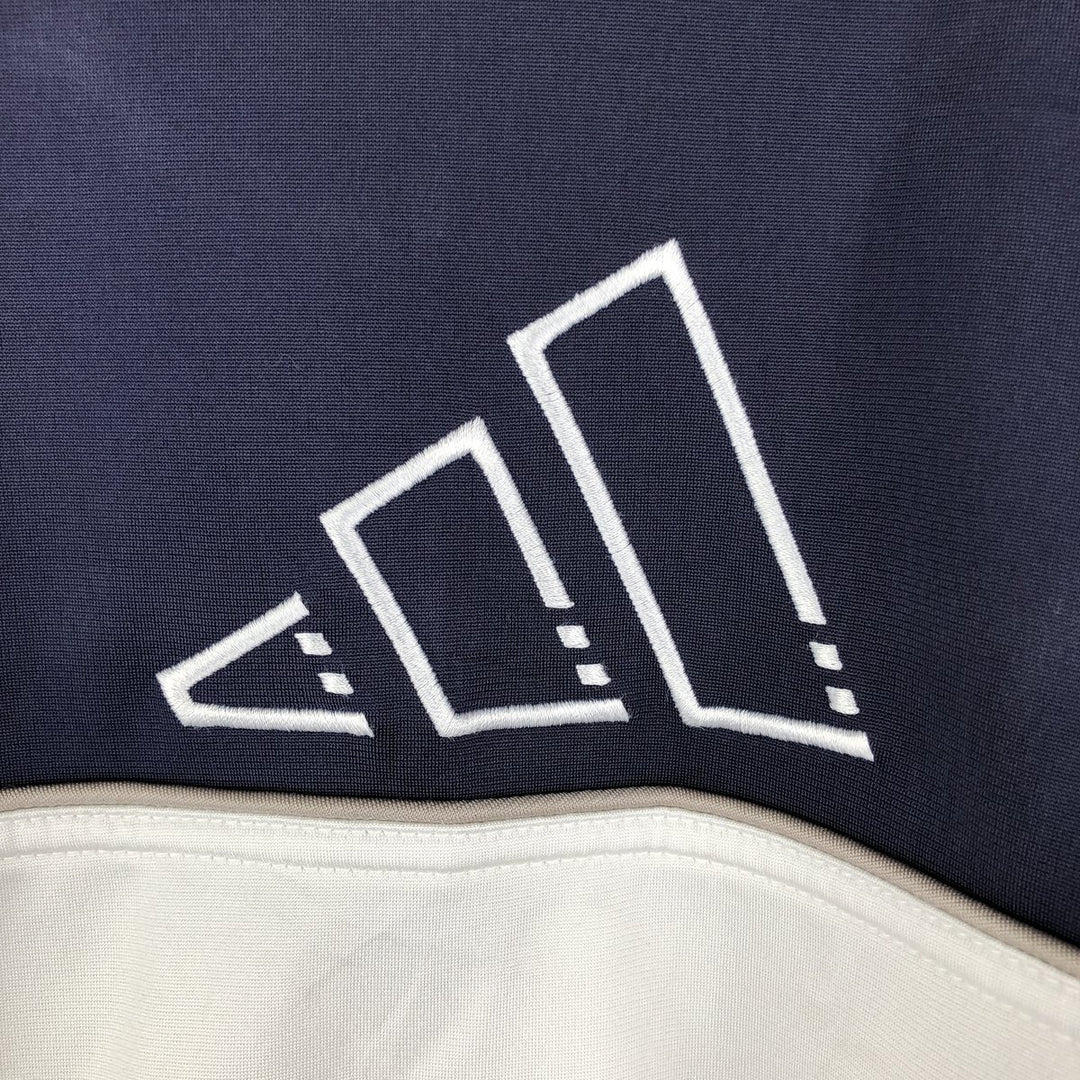 90s-00'S Adidas Back Logo Jersey Pullover, Men's XL unclear white type Vintage Second Hand