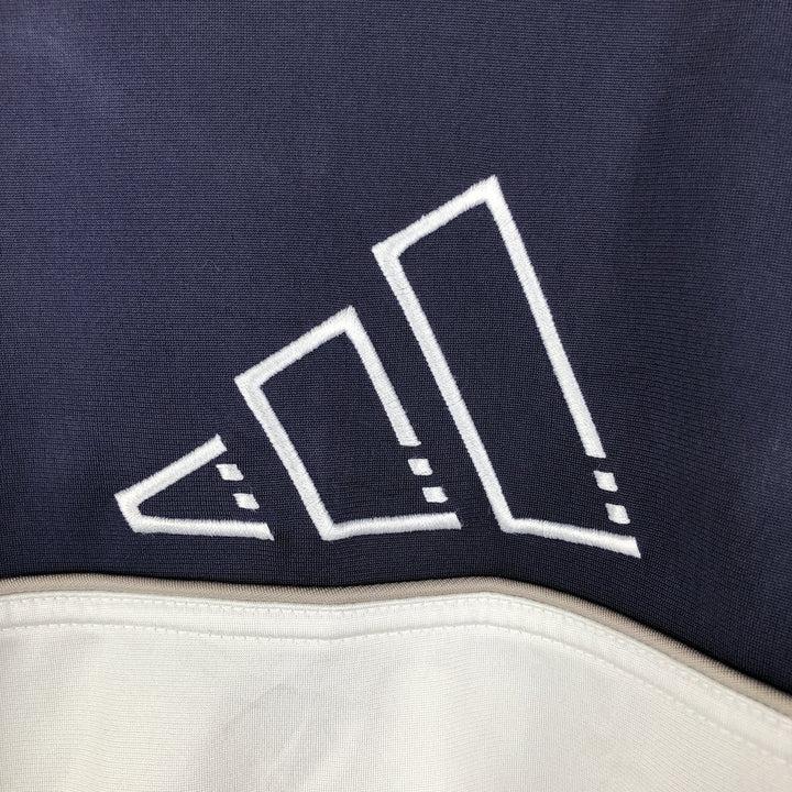 90s-00'S Adidas Back Logo Jersey Pullover, Men's XL unclear white type Vintage Second Hand
