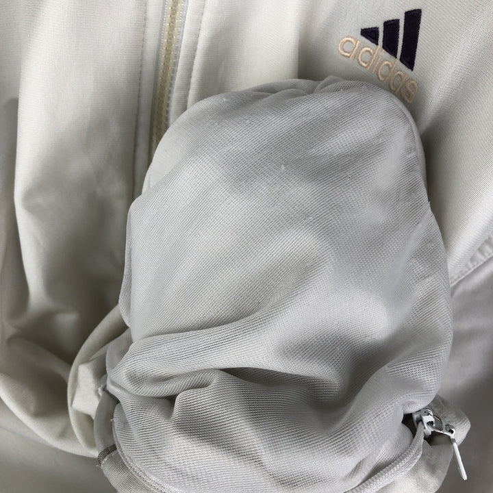 90s-00'S Adidas Back Logo Jersey Pullover, Men's XL unclear white type Vintage Second Hand