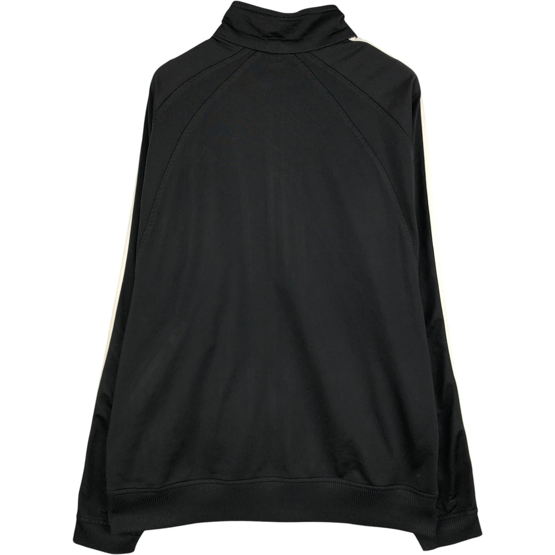 Adidas jersey track jacket, men's size XL polyester black type Vintage Second Hand