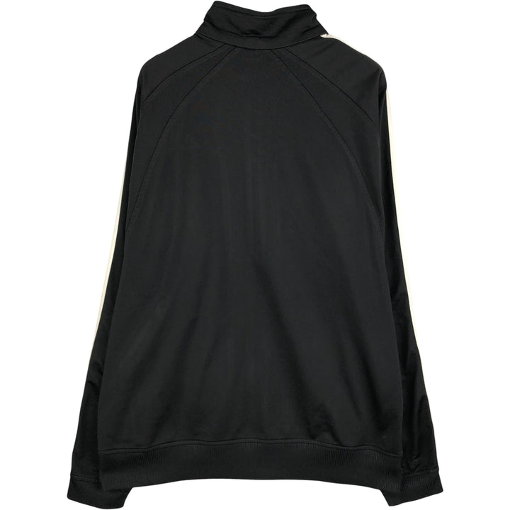 Adidas jersey track jacket, men's size XL polyester black type Vintage Second Hand