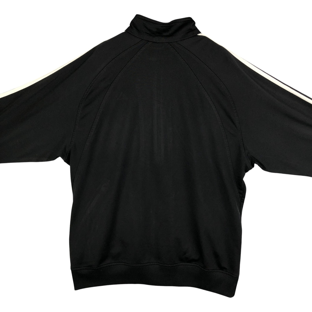 Adidas jersey track jacket, men's size XL polyester black type Vintage Second Hand