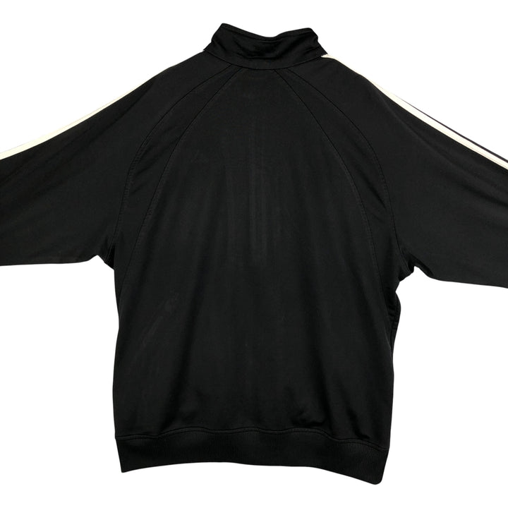Adidas jersey track jacket, men's size XL polyester black type Vintage Second Hand