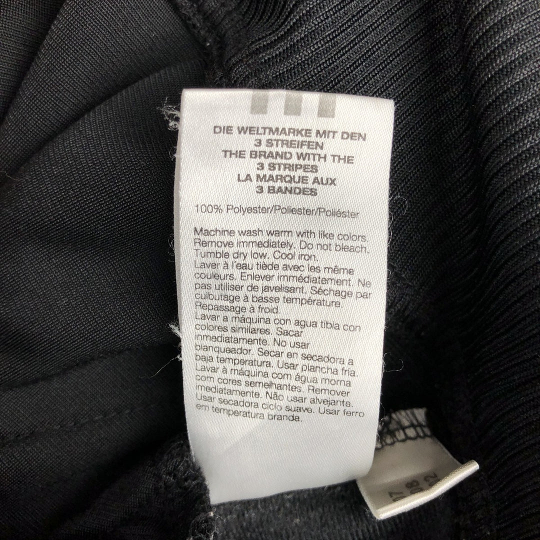 Adidas jersey track jacket, men's size XL polyester black type Vintage Second Hand