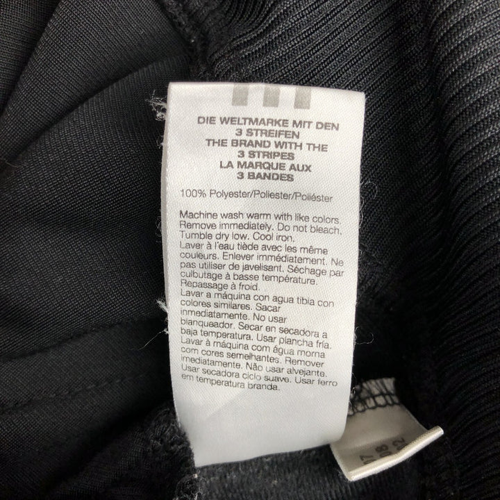 Adidas jersey track jacket, men's size XL polyester black type Vintage Second Hand