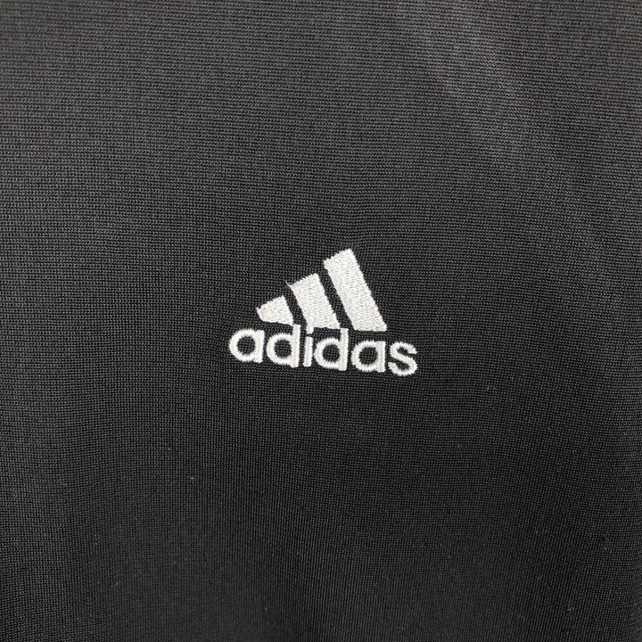 Adidas jersey track jacket, men's size XL polyester black type Vintage Second Hand