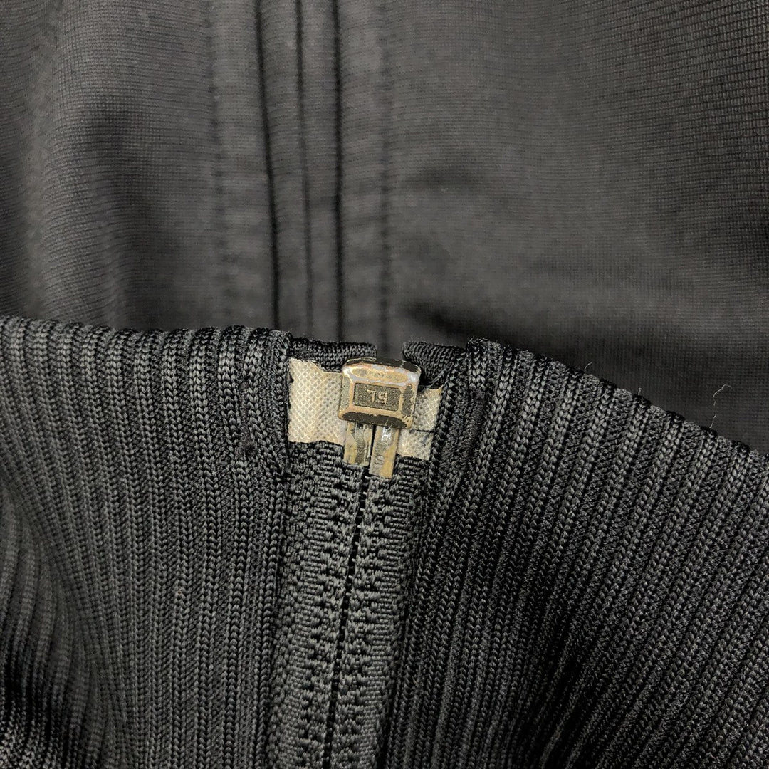 Adidas jersey track jacket, men's size XL polyester black type Vintage Second Hand
