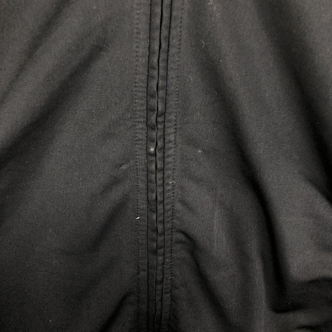 Adidas jersey track jacket, men's size XL polyester black type Vintage Second Hand