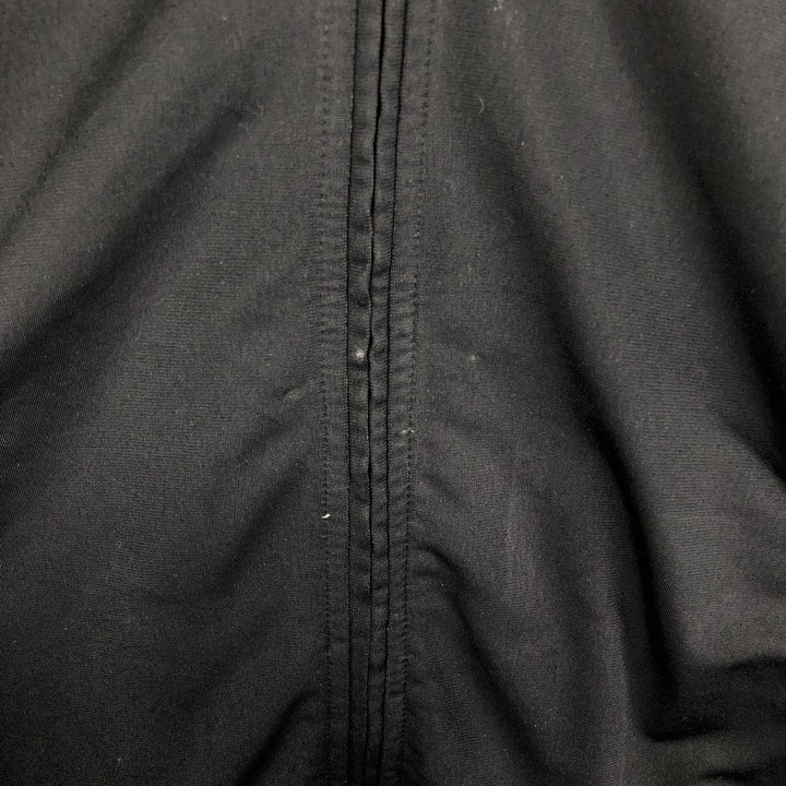 Adidas jersey track jacket, men's size XL polyester black type Vintage Second Hand