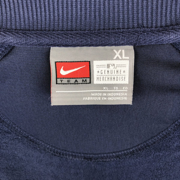 2000'S Nike Team MLB New York Yankees Track Jacket, Men's Size XL polyester navy blue type Vintage Second Hand