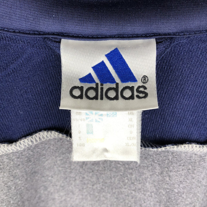 Vintage 90s-00'S Adidas back logo track jacket, men's size XL polyester white type Vintage Second Hand