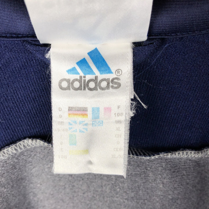 Vintage 90s-00'S Adidas back logo track jacket, men's size XL polyester white type Vintage Second Hand