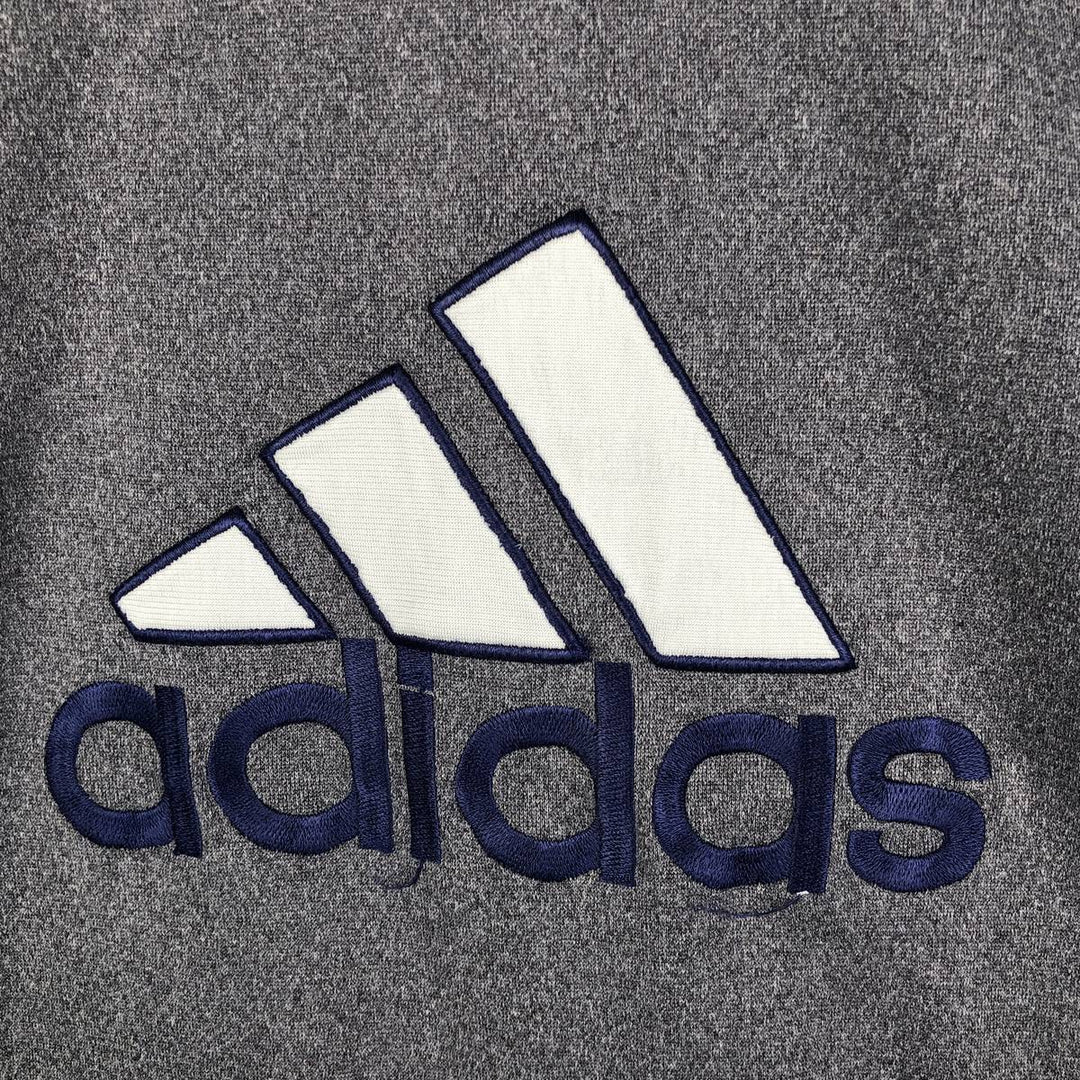 Vintage 90s-00'S Adidas back logo track jacket, men's size XL polyester white type Vintage Second Hand