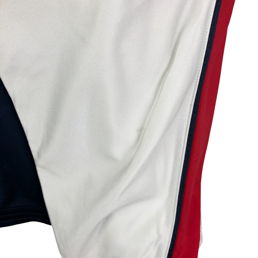 Vintage 90'S Reebok tricolor jersey track jacket, size L, men's unclear white type Vintage Second Hand