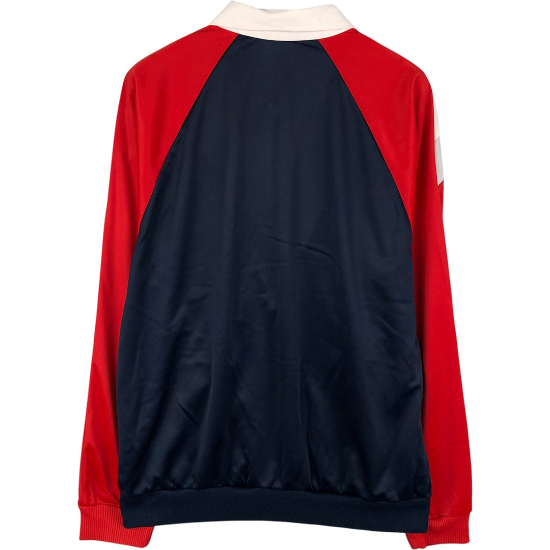 PUMA Jersey Collared Tricolor Track Jacket, Men's Size Medium polyester white type Vintage Second Hand