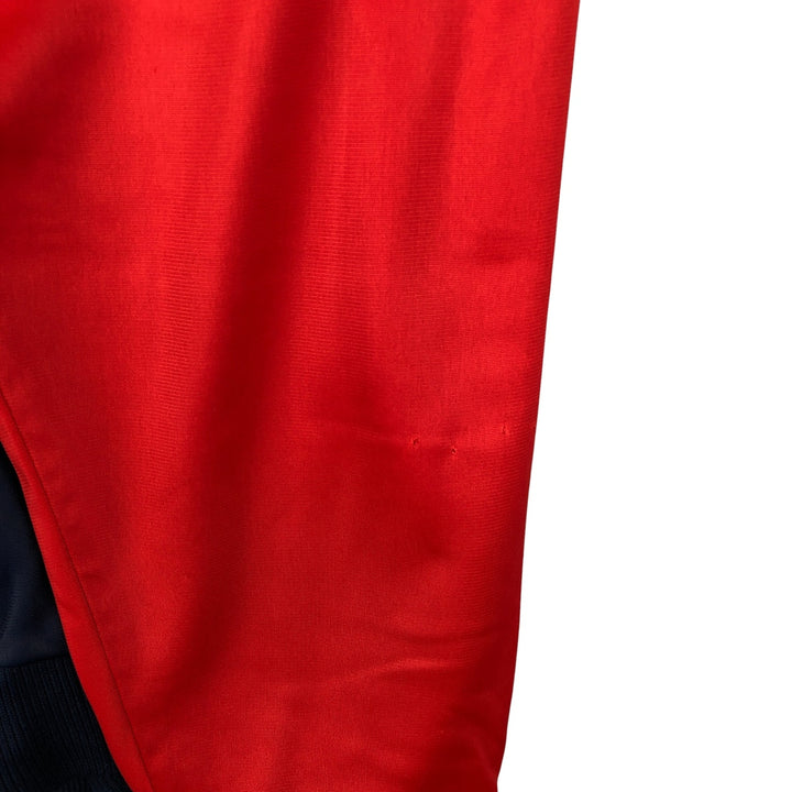 PUMA Jersey Collared Tricolor Track Jacket, Men's Size Medium polyester white type Vintage Second Hand