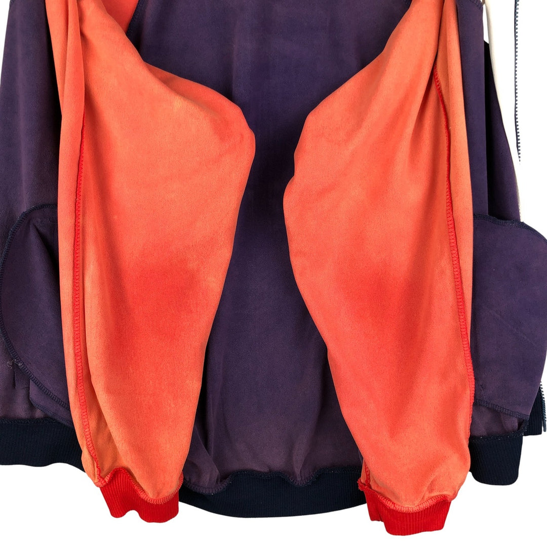 PUMA Jersey Collared Tricolor Track Jacket, Men's Size Medium polyester white type Vintage Second Hand