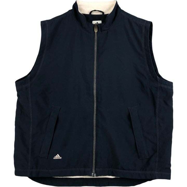 2000'S adidas CLIMASHELL WIND Vest, Men's Size L polyester navy blue type Vintage Second Hand