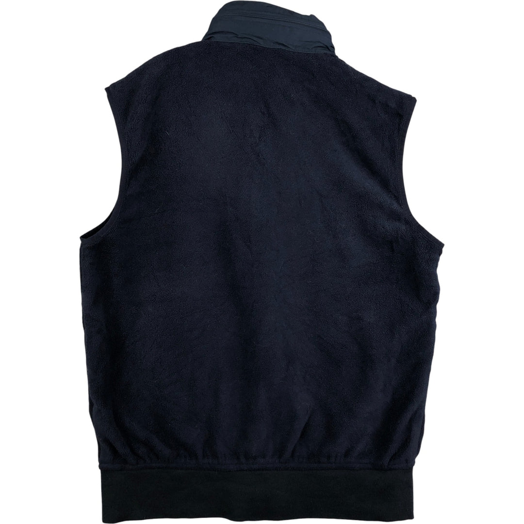 Ralph Lauren POLO by Ralph Lauren fleece vest, men's size L polyester navy blue type Vintage Second Hand