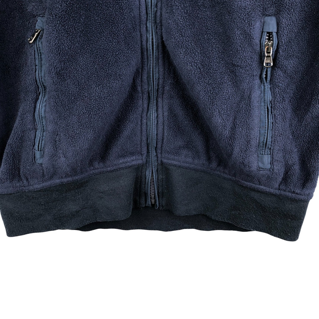 Ralph Lauren POLO by Ralph Lauren fleece vest, men's size L polyester navy blue type Vintage Second Hand
