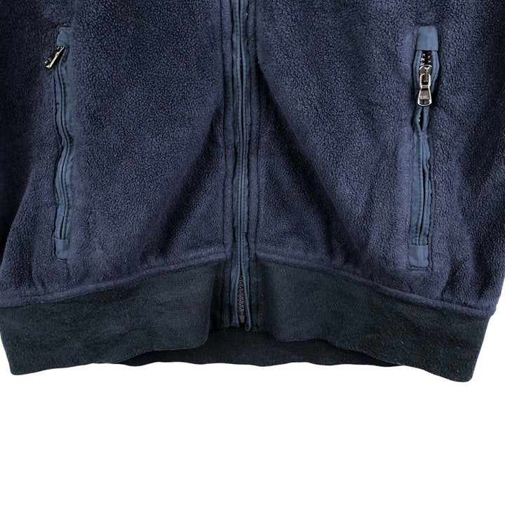 Ralph Lauren POLO by Ralph Lauren fleece vest, men's size L polyester navy blue type Vintage Second Hand