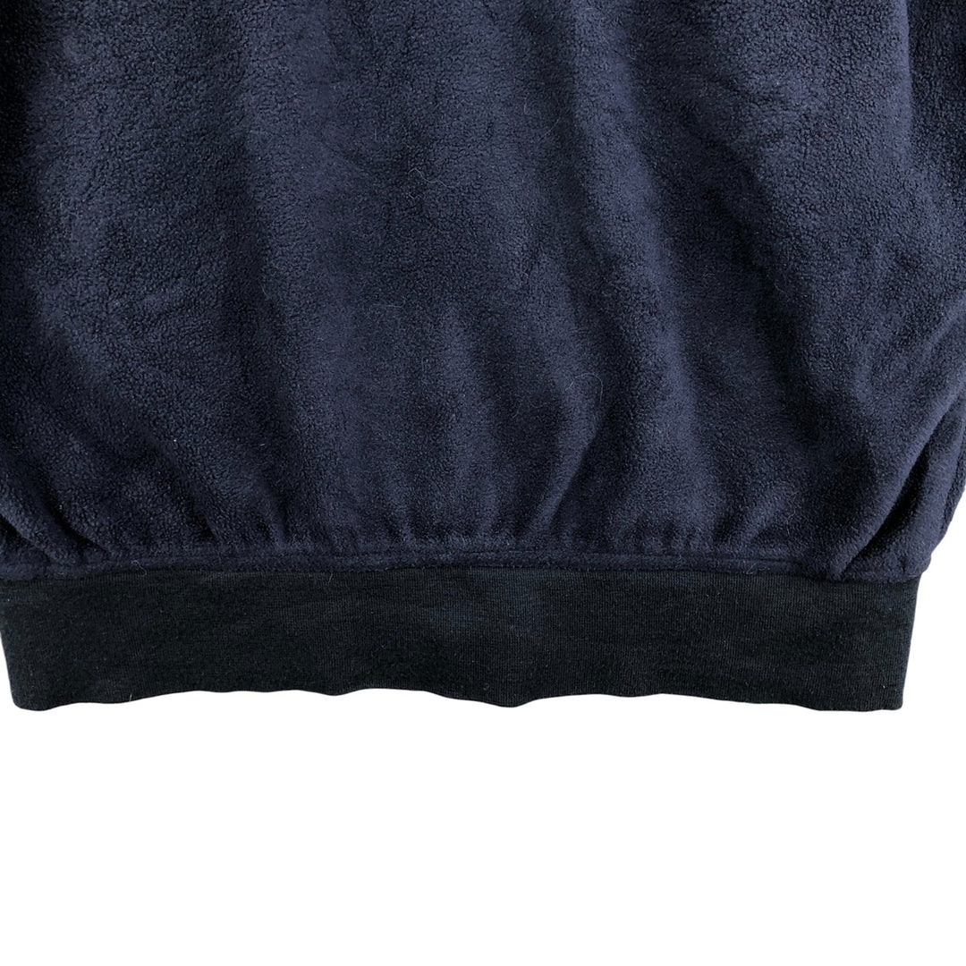 Ralph Lauren POLO by Ralph Lauren fleece vest, men's size L polyester navy blue type Vintage Second Hand