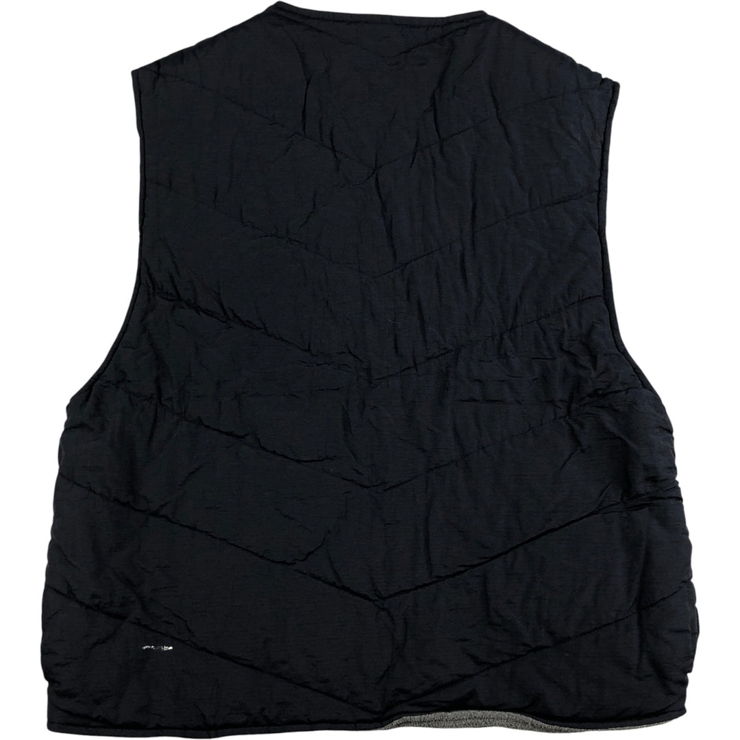 Ralph Lauren CHAPS reversible nylon and fleece vest, men's size XL Nylon navy blue type Vintage Second Hand
