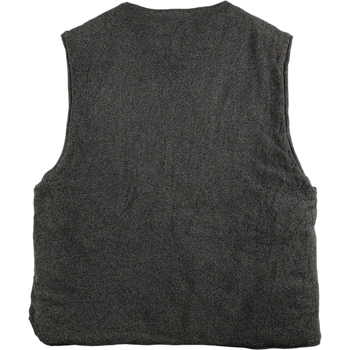 Ralph Lauren CHAPS reversible nylon and fleece vest, men's size XL Nylon navy blue type Vintage Second Hand
