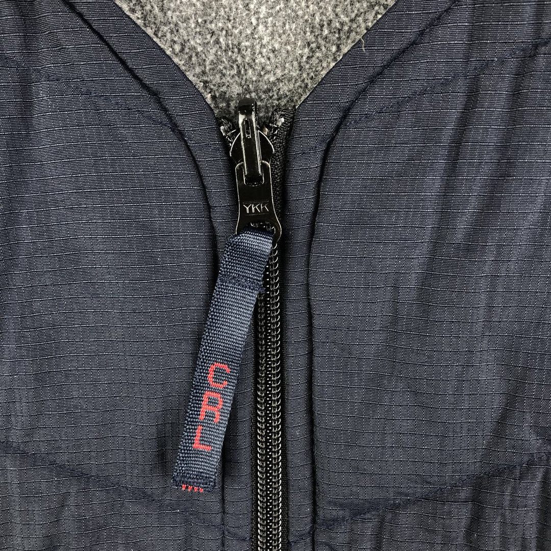 Ralph Lauren CHAPS reversible nylon and fleece vest, men's size XL Nylon navy blue type Vintage Second Hand