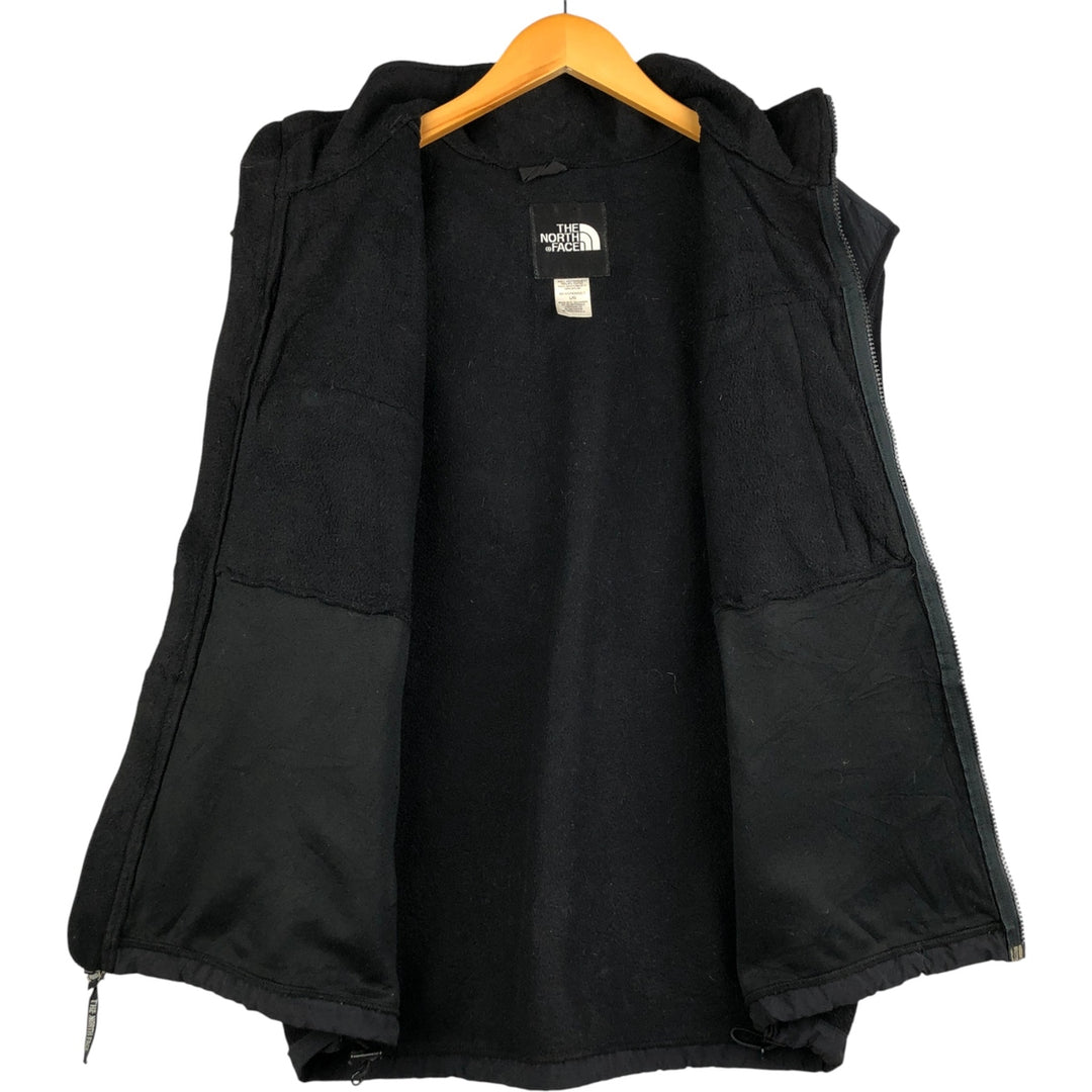 90s-00'S Vintage The North Face Denali Vest, Nylon and Fleece, Men's Size L polyester black type Vintage Second Hand