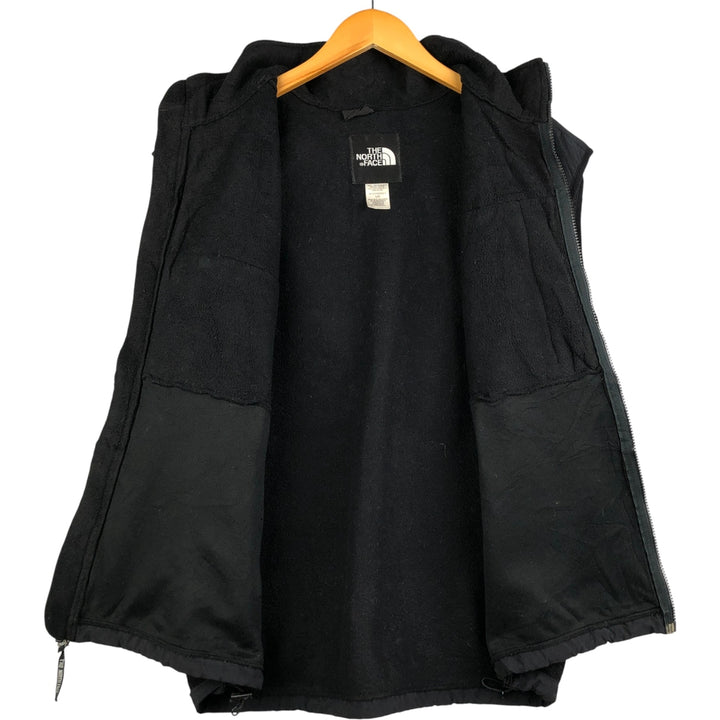 90s-00'S Vintage The North Face Denali Vest, Nylon and Fleece, Men's Size L polyester black type Vintage Second Hand