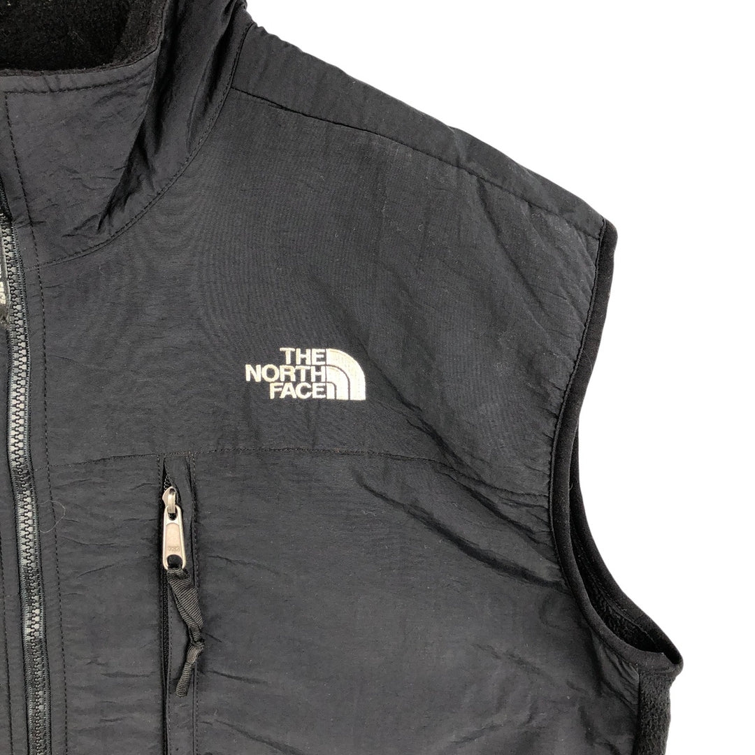 90s-00'S Vintage The North Face Denali Vest, Nylon and Fleece, Men's Size L polyester black type Vintage Second Hand