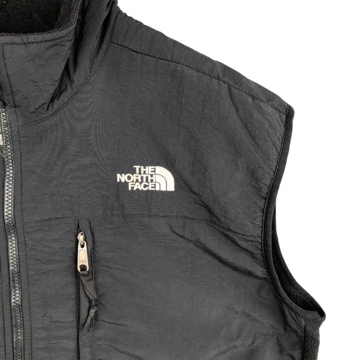 90s-00'S Vintage The North Face Denali Vest, Nylon and Fleece, Men's Size L polyester black type Vintage Second Hand