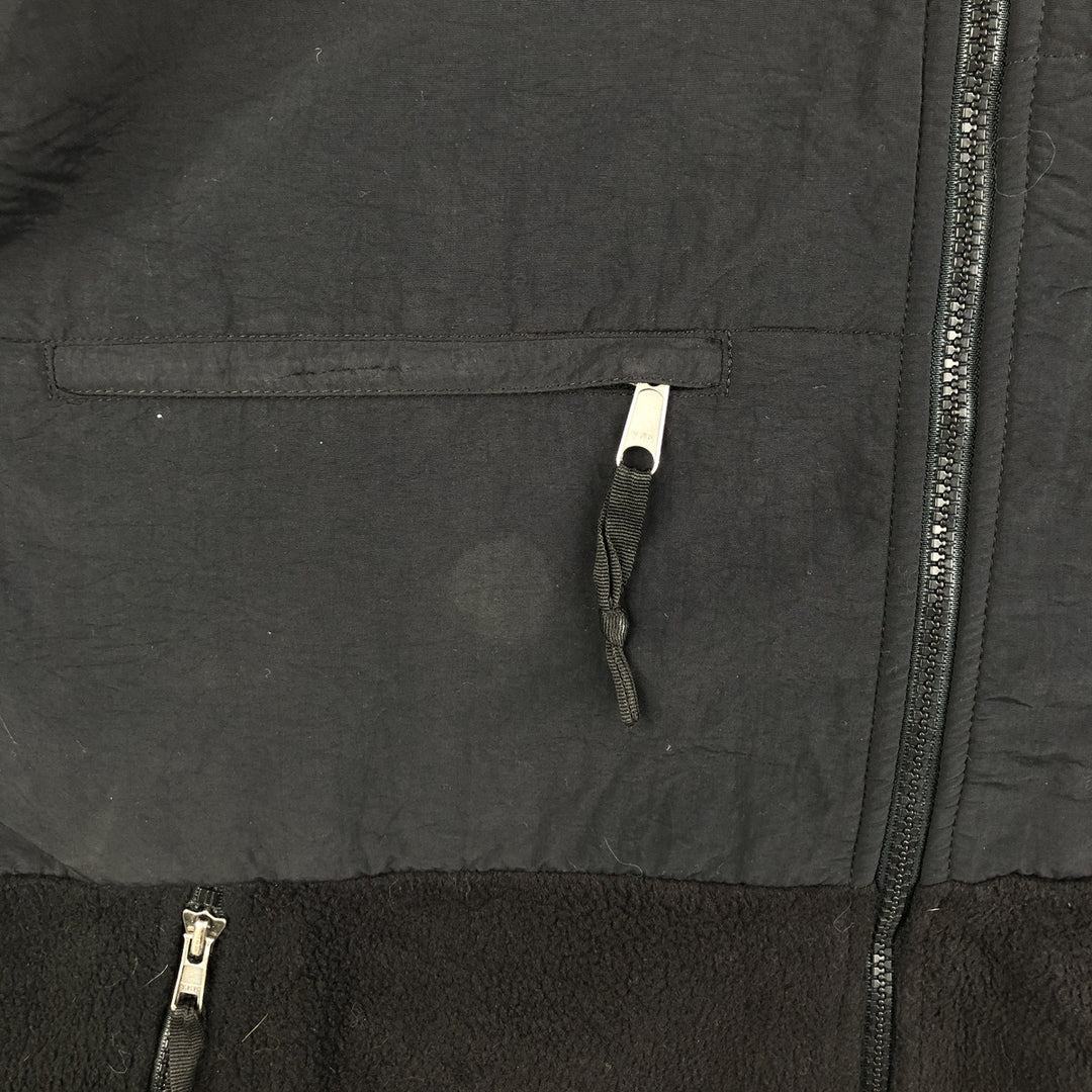 90s-00'S Vintage The North Face Denali Vest, Nylon and Fleece, Men's Size L polyester black type Vintage Second Hand
