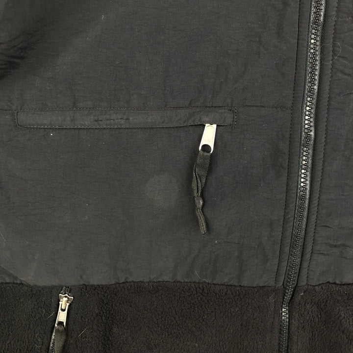 90s-00'S Vintage The North Face Denali Vest, Nylon and Fleece, Men's Size L polyester black type Vintage Second Hand