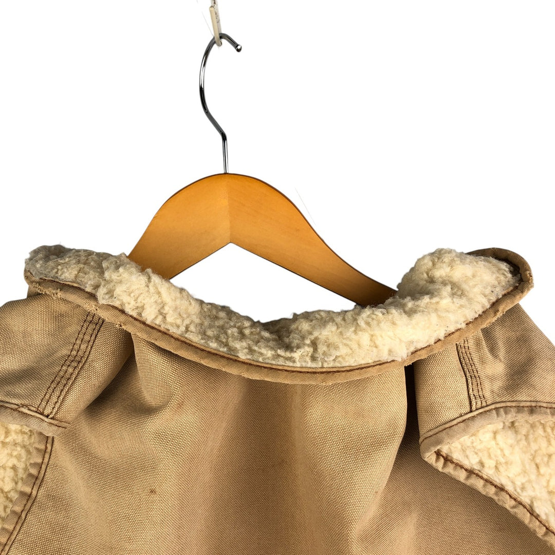 Carhartt Duck Fabric Boa Vest, Men's XXL cotton ocher yellow type Vintage Second Hand